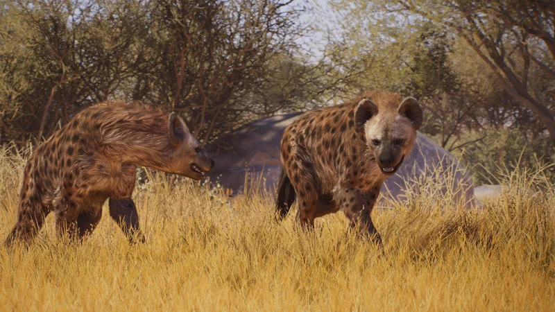 spotted hyena in Planet Zoo 2